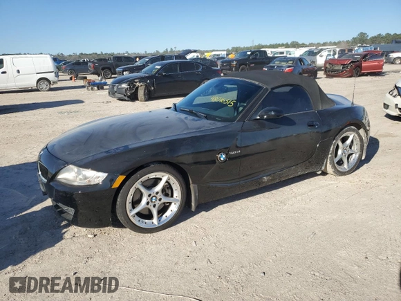 2007 BMW Z4 3.0si with VIN 4USBU53537LX02592, listed as a Copart auction lot 48016515 with 127,909 mi miles and Clean title. Bid and sale history available at DreamBid. Image 1.