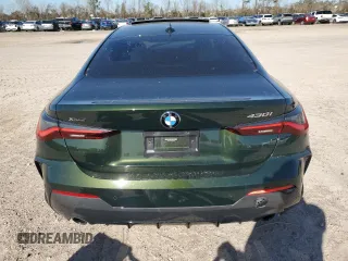 2021 BMW 4 Series 430i xDrive with VIN WBA73AP04MCG51086, listed as a Copart auction lot 48615345 with 36,513 mi miles and Salvage Title. Bid and sale history available at carsss.com. Image 6.