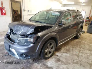 2015 Dodge Journey Crossroad with VIN 3C4PDDGGXFT739546, listed as a Copart auction lot 60916375 with 172,559 mi miles and Salvage title. Bid and sale history available at DreamBid. Image 1.