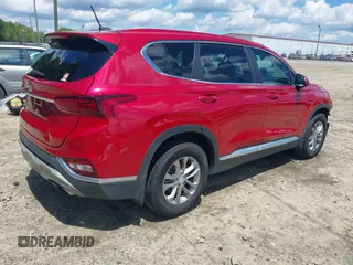 2020 Hyundai Santa Fe SE with VIN 5NMS23AD0LH154797, listed as a IAAI auction lot 42191317 with 80,526 mi miles and . Bid and sale history available at DreamBid. Image 4.