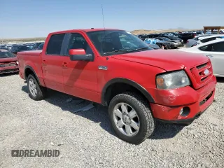 2007 Ford F-150 XLT with VIN 1FTPW14527KC31666, listed as a Copart auction lot 62117875 with 222,888 mi miles and Salvage title. Bid and sale history available at DreamBid. Image 4.