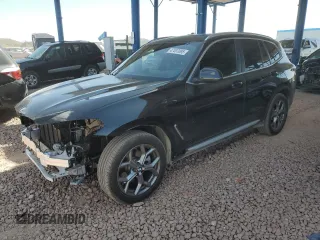 2024 BMW X3 sDrive30i with VIN WBX47DP09RN300147, listed as a Copart auction lot 47497095 with 4,738 mi miles and Salvage Title. Bid and sale history available at DreamBid. Image 1.