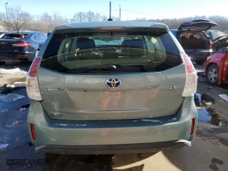2017 Toyota Prius v Two with VIN JTDZN3EU4HJ067048, listed as a Copart auction lot 41737275 with 0 mi miles and Salvage Title. Bid and sale history available at carsss.com. Image 6.