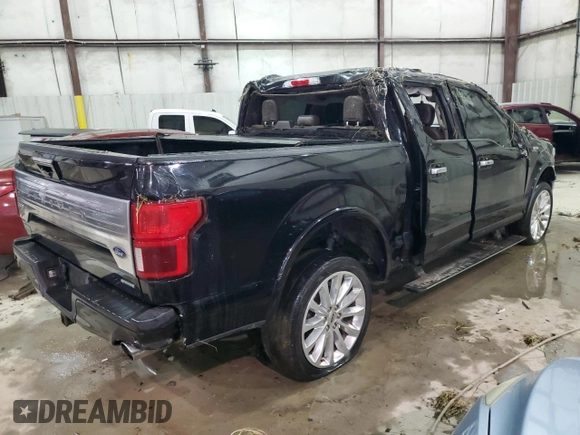 2019 Ford F-150 Limited with VIN 1FTEW1EG9KFD10194, listed as a Copart auction lot 45537115 with 68,179 mi miles and Non Repairable. Bid and sale history available at carsss.com. Image 3.
