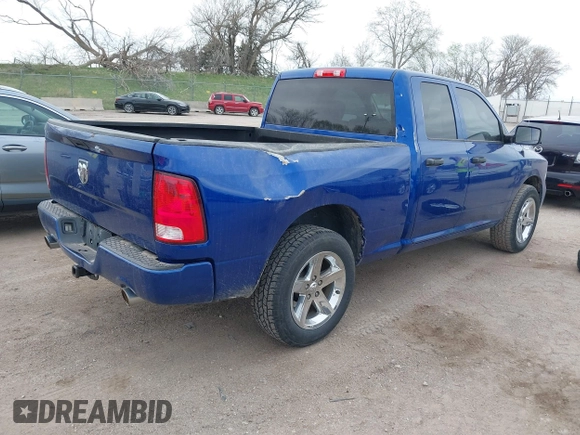 2015 Ram 1500 Express with VIN 1C6RR7FT1FS616981, listed as a IAAI auction lot 42078134 with 160,387 mi miles and . Bid and sale history available at DreamBid. Image 4.