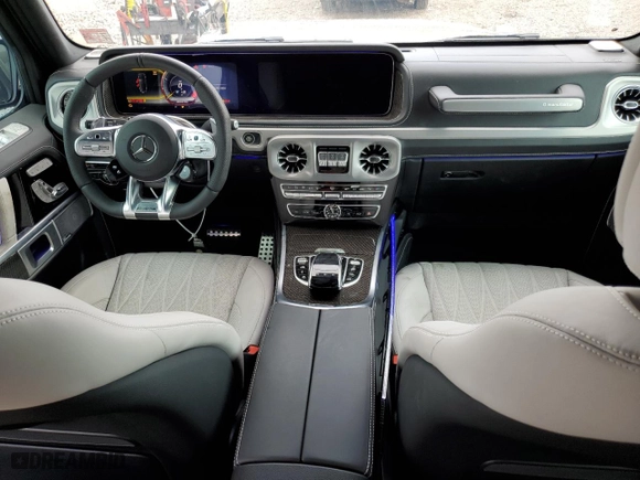 2023 Mercedes-Benz G-Class AMG G 63 with VIN W1NYC7HJ3PX477936, listed as a Copart auction lot 60379704 with NaN miles and Salvage Title. Bid and sale history available at carsss.com. Image 8.