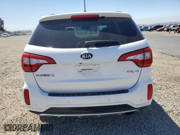 2015 Kia Sorento SX Limited with VIN 5XYKW4A72FG575679, listed as a Copart auction lot 52784955 with 110,676 mi miles and Clean Title. Bid and sale history available at carsss.com. Image 6.
