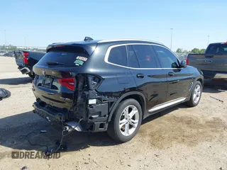 2021 BMW X3 sDrive30i with VIN 5UXTY3C09M9F84579, listed as a IAAI auction lot 41853738 with 56,809 mi miles and . Bid and sale history available at DreamBid. Image 4.