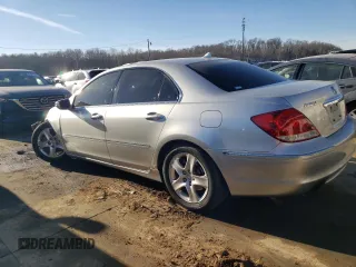 2005 Acura RL with VIN JH4KB16555C001760, listed as a Copart auction lot 42509665 with 0 mi miles and Salvage Title. Bid and sale history available at carsss.com. Image 2.