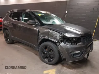 2019 Jeep Compass Latitude with VIN 3C4NJDBB5KT787672, listed as a IAAI auction lot 42045934 with 63,641 mi miles and . Bid and sale history available at DreamBid. Image 1.