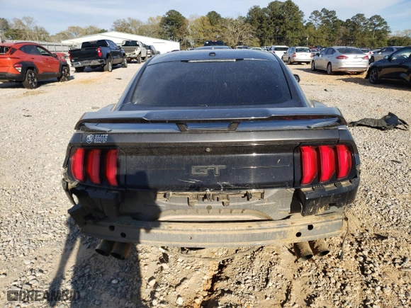 2019 Ford Mustang GT with VIN 1FA6P8CF5K5195643, listed as a Copart auction lot 49081195 with 103,888 mi miles and Salvage Title. Bid and sale history available at carsss.com. Image 6.