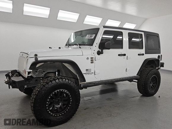 2017 Jeep Wrangler Unlimited Sahara z VIN 1C4BJWEG6HL531793, wystawiony jako Copart lot #63341115 z przebiegiem 154 615 mil mil oraz Czysty tytuł • Clean title. Historia ofert i sprzedaży dostępna na DreamBid. Obrazek 1.