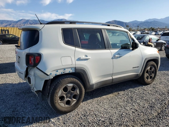 2016 Jeep Renegade Sport with VIN ZACCJAAT3GPD50865, listed as a Copart auction lot 49716695 with 77,712 mi miles and Salvage Title. Bid and sale history available at DreamBid. Image 3.