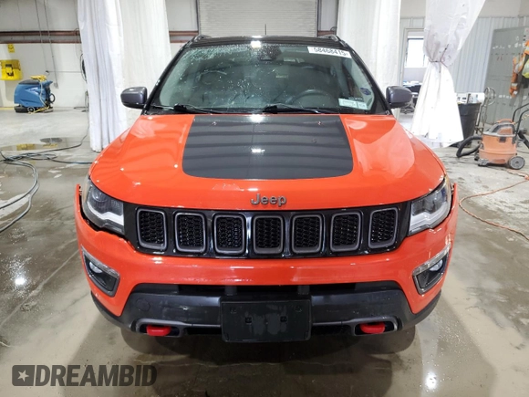 2017 Jeep Compass Trailhawk z VIN 3C4NJDDB4HT640927, wystawiony jako Copart lot #58468415 z przebiegiem 112 583 mil mil oraz Szkoda całkowita • Salvage title. Historia ofert i sprzedaży dostępna na DreamBid. Obrazek 5.
