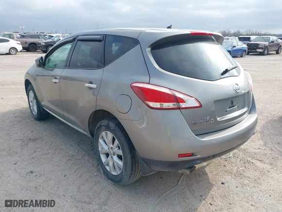 2012 Nissan Murano SL with VIN JN8AZ1MU3CW111709, listed as a IAAI auction lot 41622419 with 160,676 mi miles. Bid and sale history available at carsss.com. Image 3.