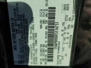 2015 Ford Fusion SE with VIN 1FA6P0HD0F5116751, listed as a Copart auction lot 43575615 with 171,709 mi miles and Salvage Title. Bid and sale history available at carsss.com. Image 14.