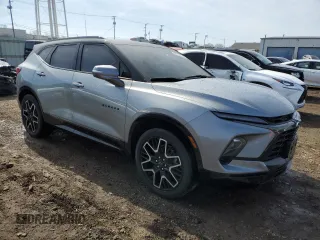 2023 Chevrolet Blazer RS with VIN 3GNKBKRS0PS224320, listed as a Copart auction lot 48774135 with 47,607 mi miles and Salvage title. Bid and sale history available at DreamBid. Image 4.