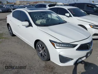 2021 Acura ILX w/Premium Package with VIN 19UDE2F70MA002884, listed as a IAAI auction lot 41422595 with 41,274 mi miles. Bid and sale history available at carsss.com. Image 1.