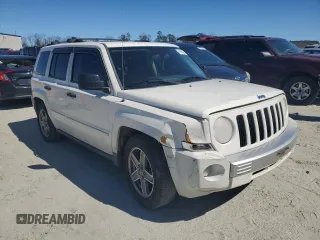 2007 Jeep Patriot Limited with VIN 1J8FT48W57D324302, listed as a Copart auction lot 47998675 with 225,080 mi miles and Salvage title. Bid and sale history available at DreamBid. Image 4.