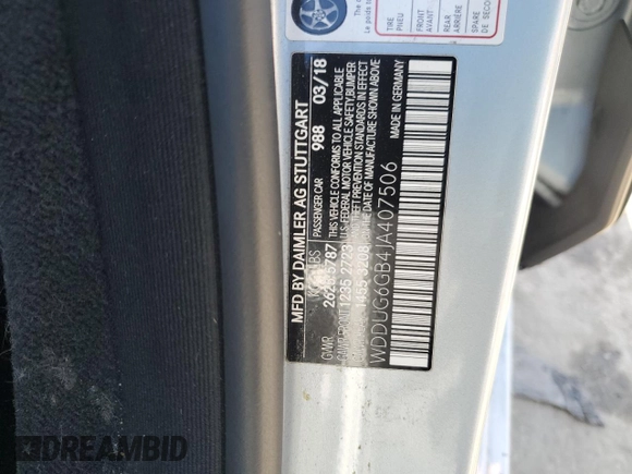 2018 Mercedes-Benz S 450 with VIN WDDUG6GB4JA407506, listed as a Copart auction lot 48018575 with 76,049 mi miles and Salvage Title. Bid and sale history available at carsss.com. Image 13.