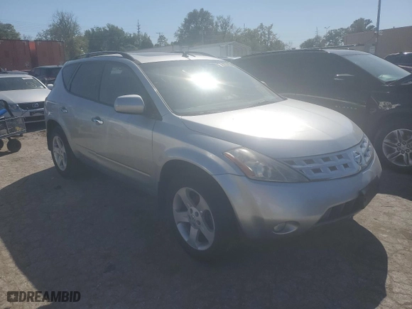 2003 Nissan Murano SE with VIN JN8AZ08W43W223179, listed as a Copart auction lot 74084564 with 150,827 mi miles and Clean Title. Bid and sale history available at carsss.com. Image 4.