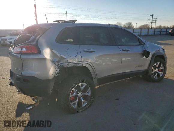 2017 Jeep Cherokee Trailhawk L Plus with VIN 1C4PJMBS3HD218441, listed as a Copart auction lot 42836285 with 122,242 mi miles and Salvage Title. Bid and sale history available at carsss.com. Image 3.