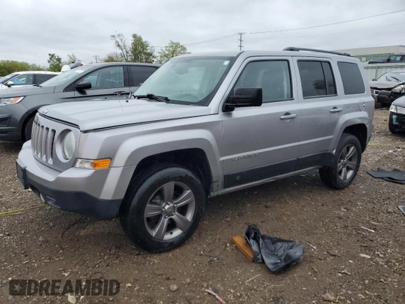 2015 Jeep Patriot High Altitude with VIN 1C4NJRFB2FD396806, listed as a Copart auction lot 57651155 with 130,357 mi miles and Salvage title. Bid and sale history available at DreamBid. Image 1.