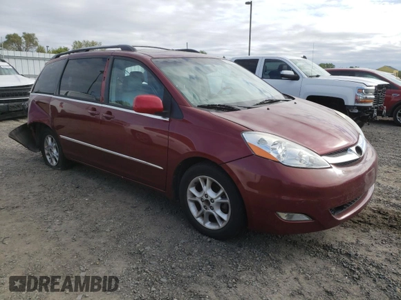 2006 Toyota Sienna XLE with VIN 5TDZA22C26S518673, listed as a Copart auction lot 50806375 with 159,107 mi miles and Salvage Title. Bid and sale history available at carsss.com. Image 4.