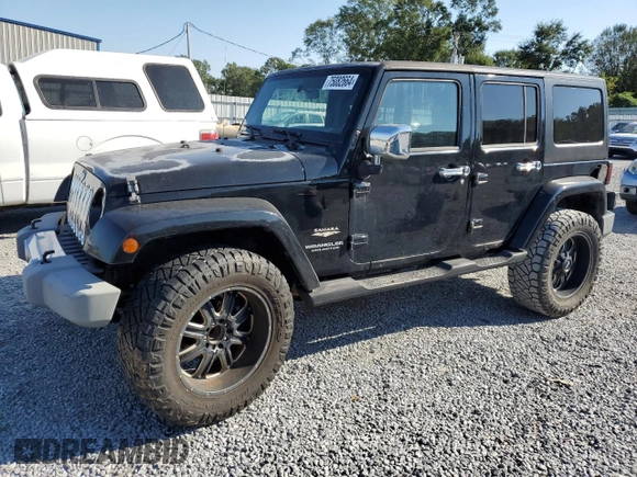 2008 Jeep Wrangler Unlimited Sahara with VIN 1J4GB59138L506461, listed as a Copart auction lot 75082664 with 178,944 mi miles and Salvage title. Bid and sale history available at DreamBid. Image 1.