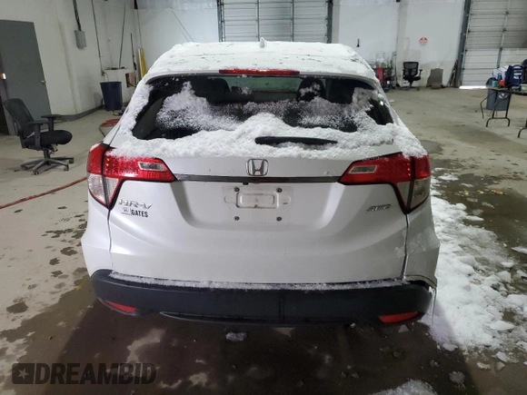 2022 Honda HR-V EX with VIN 3CZRU6H51NM734658, listed as a Copart auction lot 41384715 with 40,403 mi miles and Salvage Title. Bid and sale history available at carsss.com. Image 6.