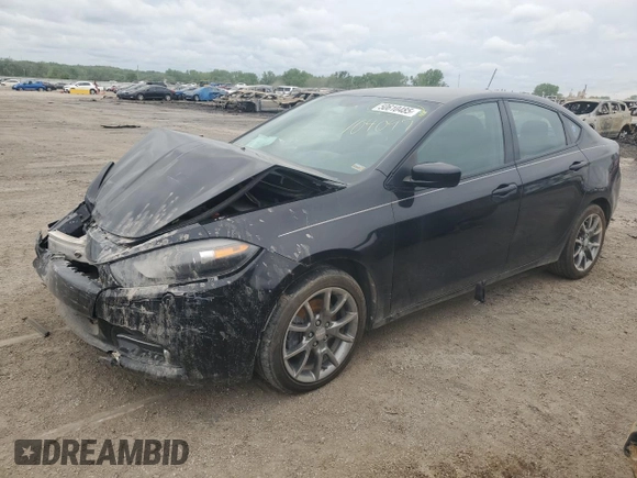2013 Dodge Dart SXT z VIN 1C3CDFBA4DD104097, wystawiony jako Copart lot #57304125 z przebiegiem Nie podano mil oraz Nie do naprawy • Non repairable. Historia ofert i sprzedaży dostępna na DreamBid. Obrazek 1.