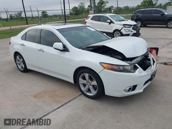 2013 Acura TSX with VIN JH4CU2F45DC009836, listed as a IAAI auction lot 42292230 with 104,054 mi miles and . Bid and sale history available at DreamBid. Image 1.