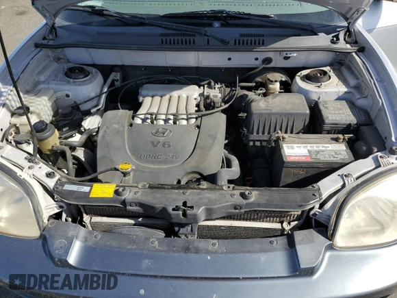 2001 Hyundai Santa Fe GLS with VIN KM8SC83D71U011483, listed as a Copart auction lot 72519174 with 138,901 mi miles and Salvage Title. Bid and sale history available at carsss.com. Image 11.