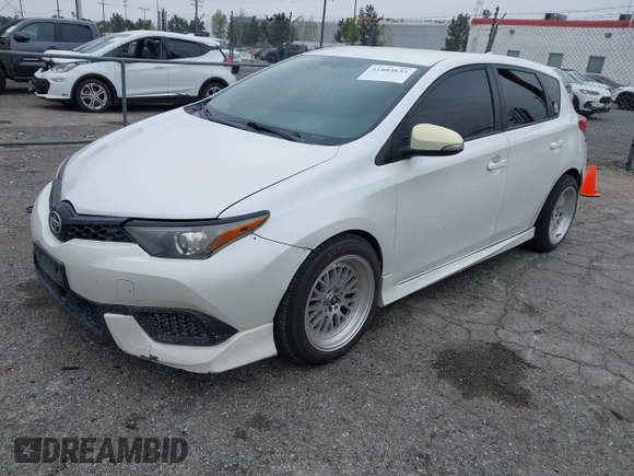 2016 Scion iM with VIN JTNKARJE3GJ507110, listed as a IAAI auction lot 41885833 with 247,020 mi miles. Bid and sale history available at carsss.com. Image 17.