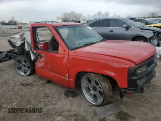 1996 Chevrolet Silverado 1500 with VIN 1GCEC14W4TZ229105, listed as a Copart auction lot 47544315 with 248,818 mi miles and Salvage Title. Bid and sale history available at DreamBid. Image 4.