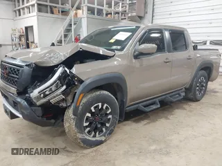 2024 Nissan Frontier SV with VIN 1N6ED1EK8RN613989, listed as a IAAI auction lot 42310148 with 14,202 mi miles and . Bid and sale history available at DreamBid. Image 17.