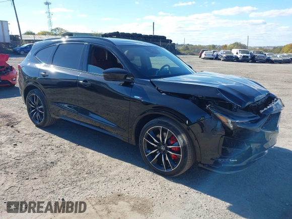 2024 Acura MDX Type S w/Advance Package with VIN 5J8YD8H8XRL002562, listed as a IAAI auction lot 40618849 with 15,080 mi miles. Bid and sale history available at carsss.com. Image 1.
