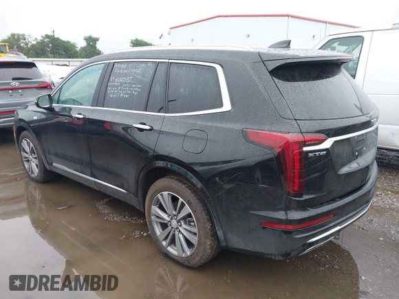 2025 Cadillac XT6 FWD Premium Luxury with VIN 1GYKPCRS3SZ120054, listed as a IAAI auction lot 42166157 with 16,280 mi miles and . Bid and sale history available at DreamBid. Image 3.