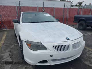 2005 BMW 6 Series 645Ci with VIN WBAEH73455B193065, listed as a IAAI auction lot 41507323 with 155,544 mi miles. Bid and sale history available at carsss.com. Image 6.