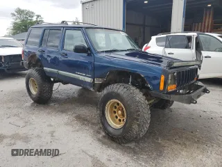 2000 Jeep Cherokee with VIN 1J4FF48S7YL209729, listed as a Copart auction lot 53647685 with 268,552 mi miles and Salvage title. Bid and sale history available at DreamBid. Image 4.