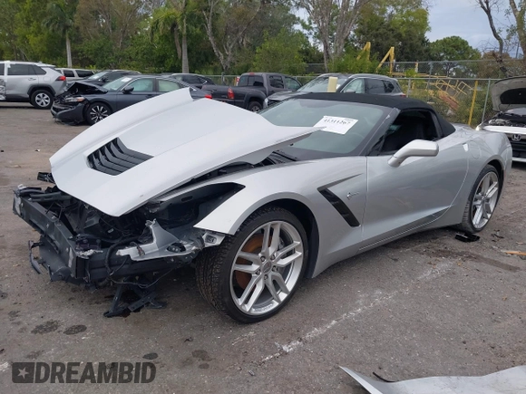 2019 Chevrolet Corvette 1LT with VIN 1G1YB3D72K5113016, listed as a IAAI auction lot 41311267 with 62,898 mi miles. Bid and sale history available at carsss.com. Image 2.