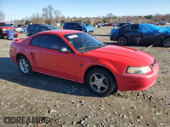 2004 Ford Mustang Standard with VIN 1FAFP40454F100233, listed as a Copart auction lot 50154615 with 213,732 mi miles and Salvage Title. Bid and sale history available at carsss.com. Image 4.