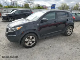 2013 Kia Sportage LX with VIN KNDPBCA29D7498819, listed as a Copart auction lot 53404995 with 154,372 mi miles and Clean Title. Bid and sale history available at carsss.com. Image 1.