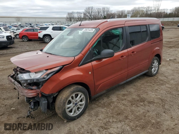 2022 Ford Transit Connect XLT with VIN NM0GE9F25N1509870, listed as a Copart auction lot 50624425 with 14,851 mi miles and Clean title. Bid and sale history available at DreamBid. Image 1.