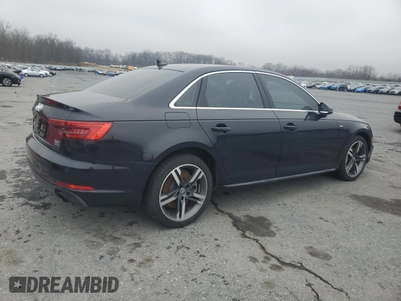 2017 Audi A4 Premium Plus with VIN WAUENAF49HN037325, listed as a Copart auction lot 50267105 with 71,616 mi miles and Salvage Title. Bid and sale history available at carsss.com. Image 3.