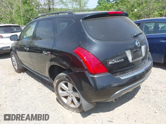 2007 Nissan Murano SL with VIN JN8AZ08W27W661723, listed as a IAAI auction lot 42084445 with 212,815 mi miles and . Bid and sale history available at DreamBid. Image 3.