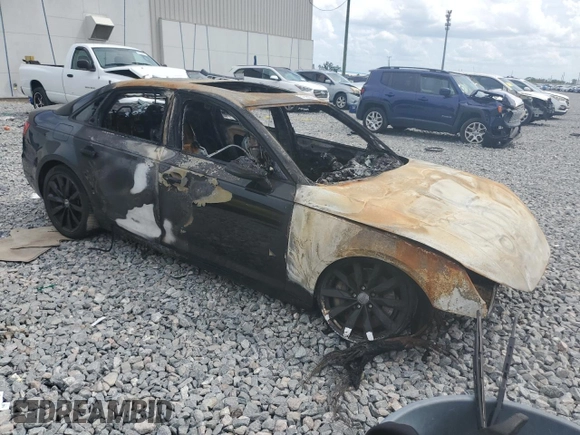 2017 Audi A4 Premium with VIN WAUGNAF41HN008538, listed as a Copart auction lot 51595925 with 0 mi miles and Non Repairable. Bid and sale history available at carsss.com. Image 4.