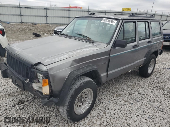 1994 Jeep Cherokee SE with VIN 1J4FJ28S4RL185992, listed as a Copart auction lot 80235064 with 208,126 mi miles and Salvage Title. Bid and sale history available at carsss.com. Image 1.