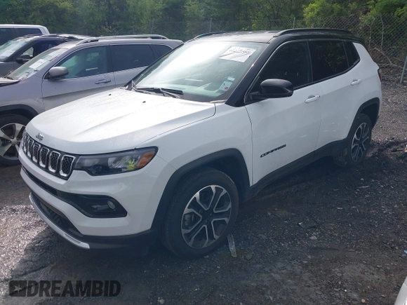 2024 Jeep Compass Limited with VIN 3C4NJDCN1RT596978, listed as a IAAI auction lot 42217588 with 35,459 mi miles and . Bid and sale history available at carsss.com. Image 17.