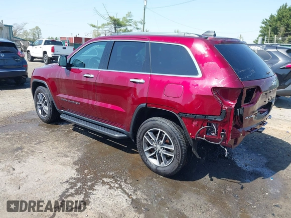 2018 Jeep Grand Cherokee Limited with VIN 1C4RJFBG9JC479827, listed as a IAAI auction lot 42002581 with 54,927 mi miles and . Bid and sale history available at DreamBid. Image 3.